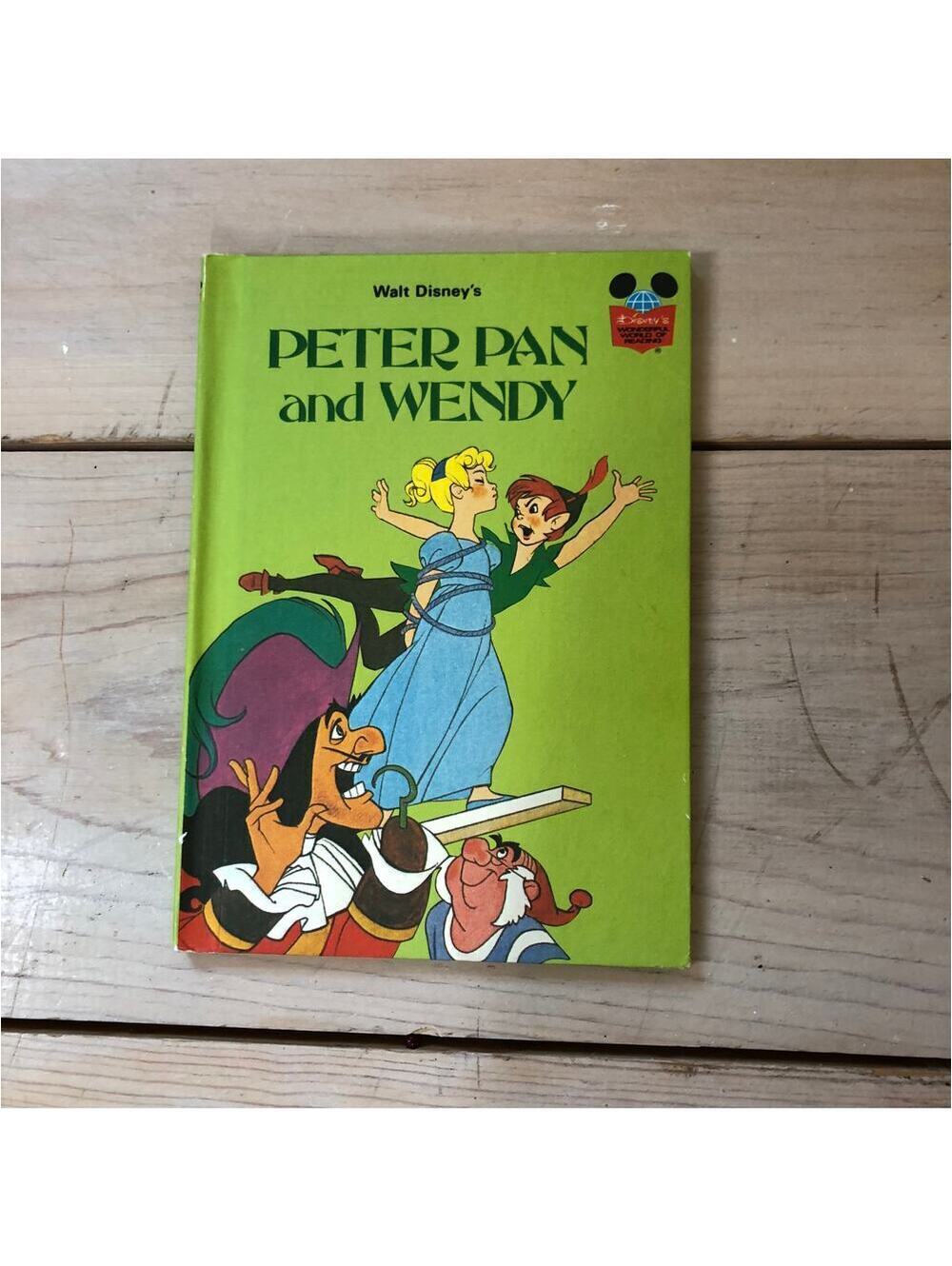 Disney Grolier Vintage 1980s Peter Pan and Wendy Children's Book